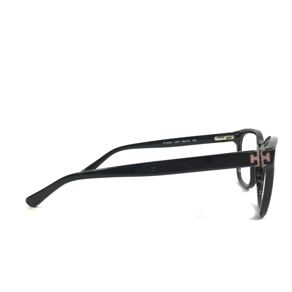 Tory Burch Eyeglasses Frames TY2073 1377 Shiny Black Cat Eye Full Rim 50-19-135